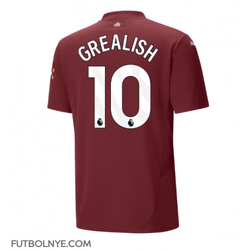 Camiseta Manchester City Jack Grealish #10 Tercera Equipación 2024-25 manga corta